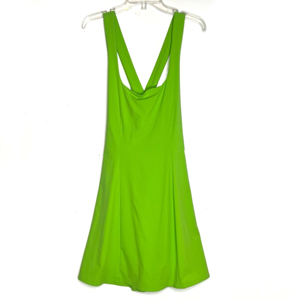 Outdoor Voices Exercise Dress Green Cross Back Tennis Athleisure XL - Picture 3 of 8
